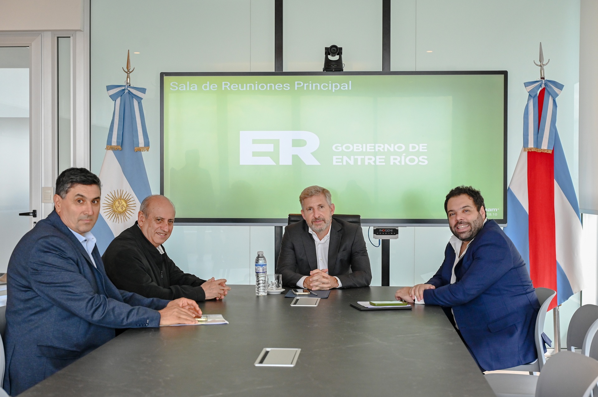 Frigerio se reunió con intendentes del departamento La Paz para avanzar en una agenda conjunta